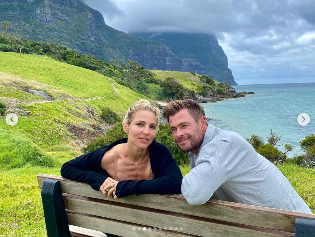 Elsa Pataky y Chris Hemsworth.