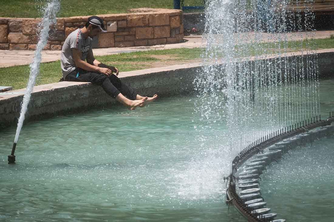 El Servicio Meteorológico Nacional  anunciaba una semana con altas temperaturas que superarian los 35°C. Foto: Ignacio Blanco