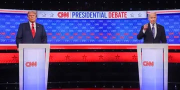 Primer debate presidencial de 2024 entre el presidente estadounidense Joe Biden y el expresidente estadounidense Donald J. Trump