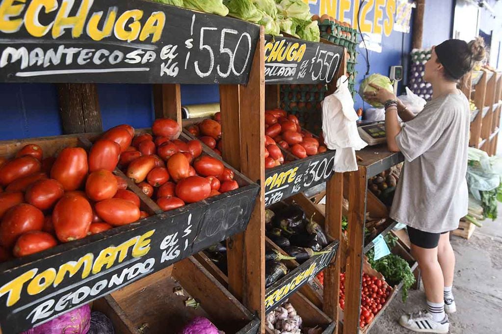 Aumento en el precio de la verdura en Semana Santa. Foto: José Gutierrez/ Los Andes 