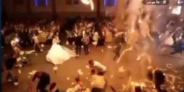 Imágenes Impactantes: Al menos 100 muertos y 500 heridos debido al incendio en una boda en Irak