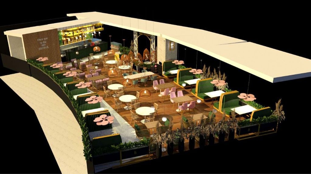 Biutiful Café & Restaurante estará situado en el corazón de Mendoza Shopping.