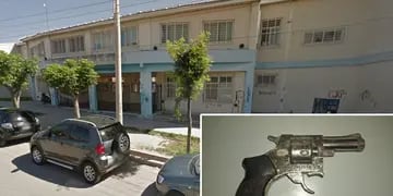 Secuestraron un revólver que alumnos habían tirado en la puerta de una escuela en Las Heras