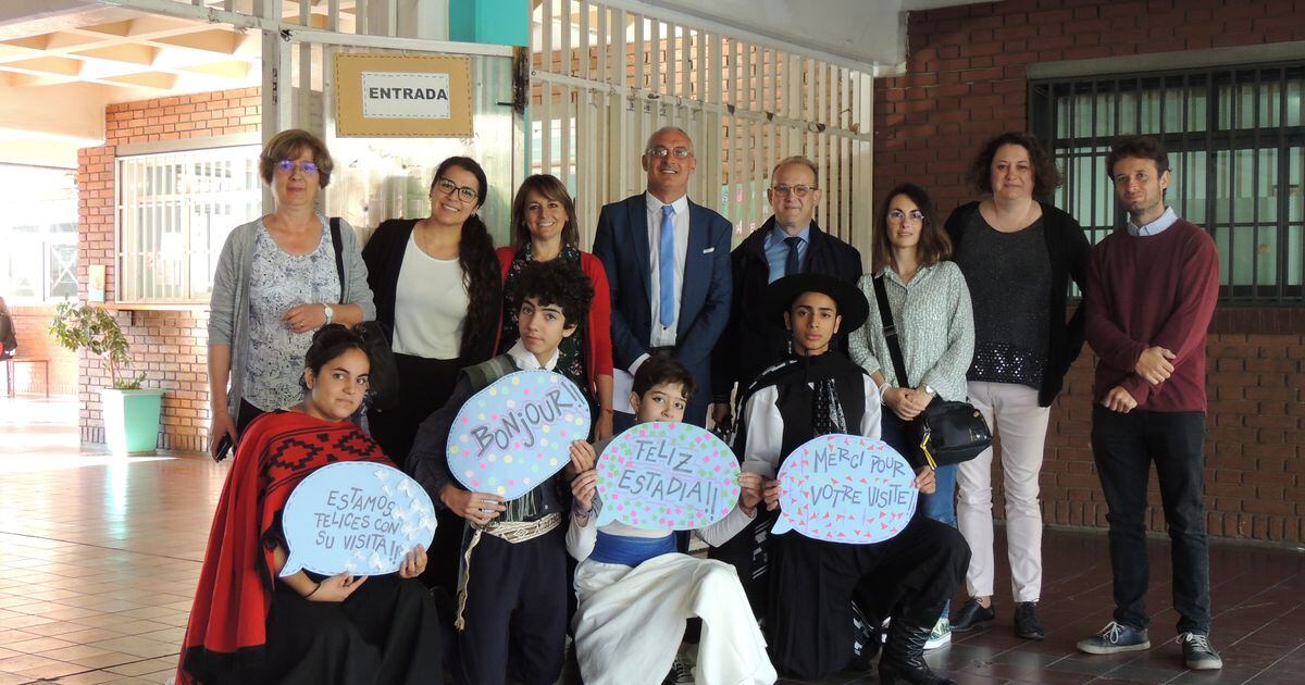 Inédito intercambio entre una escuela francesa y otra local