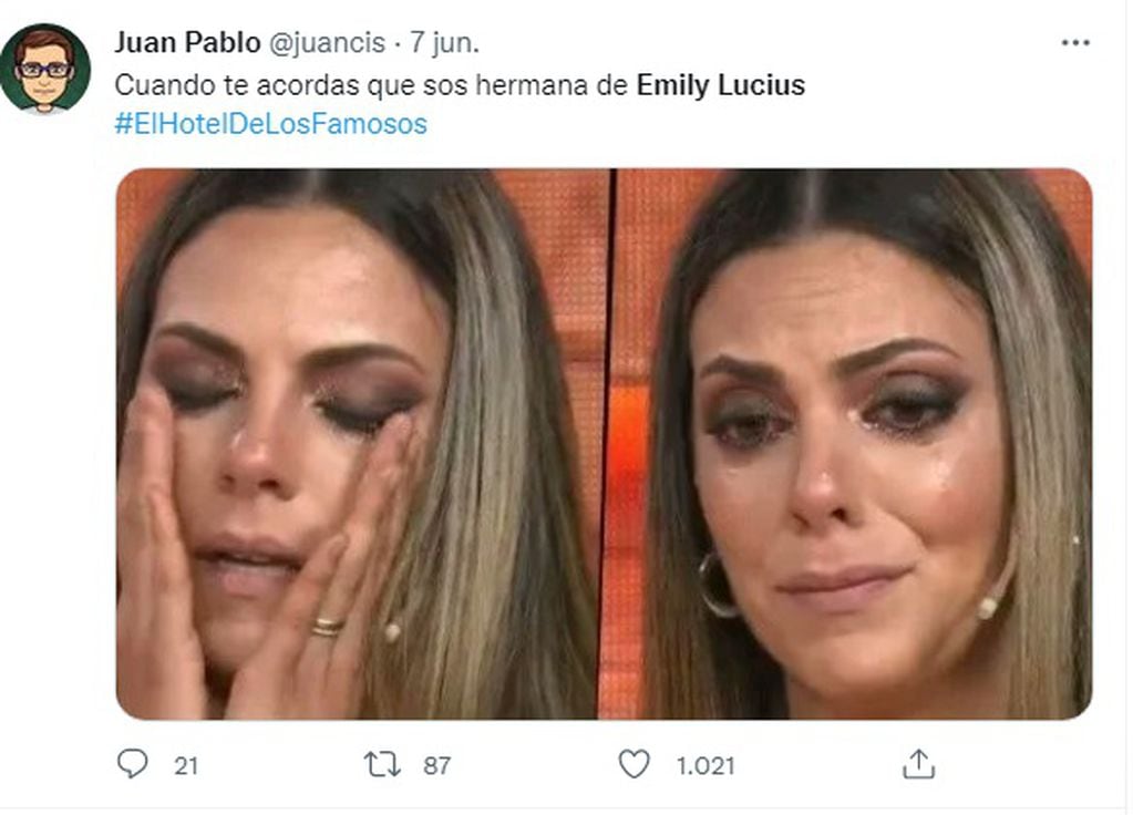 Hicieron referencia a Belu Lucius para burlarse de Emily