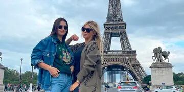Zaira y Wanda Nara de comprar por París