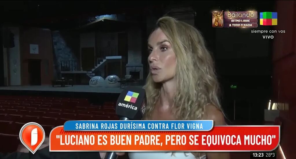 La furia de Sabrina Rojas contra Flor Vigna. / Archivo