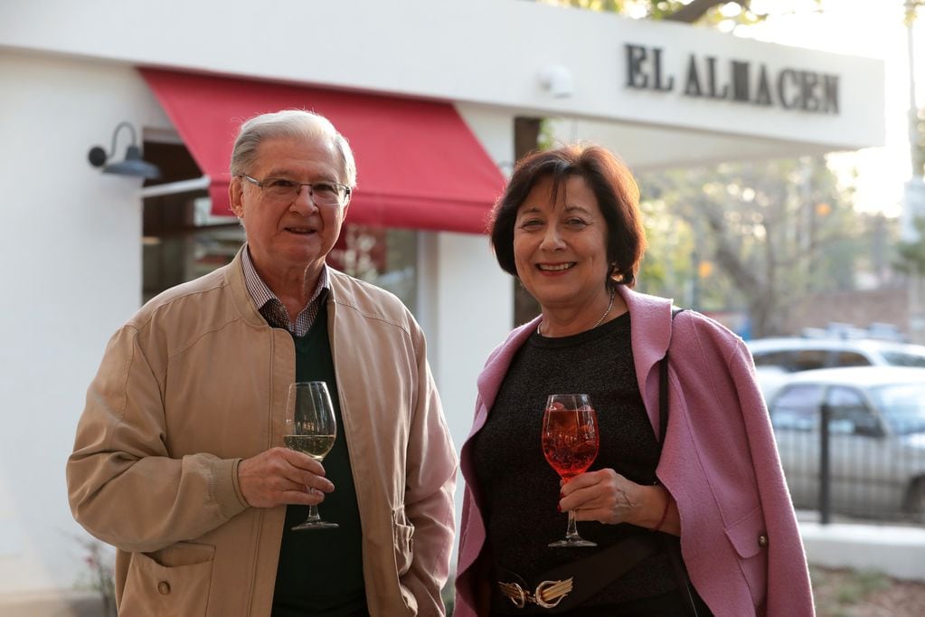 Carlos Fernández y Cristina Pandolfi