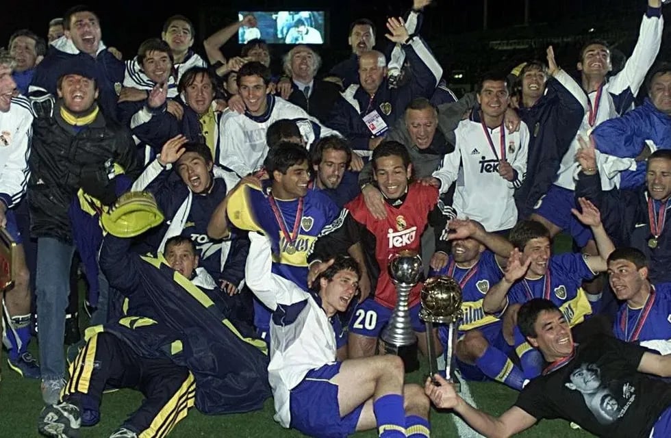El Boca del 2000, último equipo en ganarle al Real Madrid una final en los 90 minutos. / Gentileza.