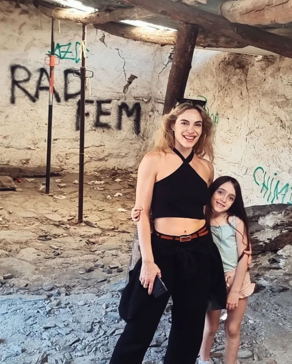 Gina, la hija de Emilia Attías y El Turco Naím. Gentileza Instagram.