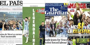 Tapas de los diarios reflejaron el triunfo de la Selección