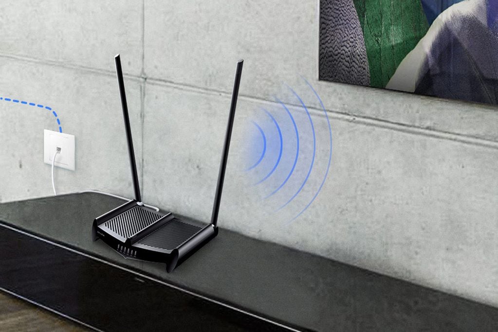 Dos en uno: el router rompemuros también funciona como extensor de señal. (Foto: Smarts Tienda Tecno)