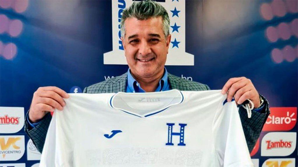 Diego Vázquez, el mendocino que dirige a la Selección de Honduras. / gentileza